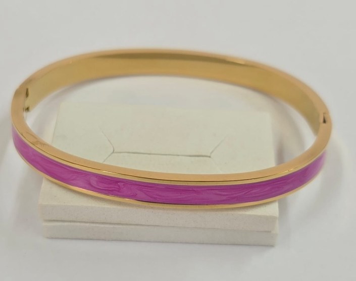 Pink Marbled Bracelet