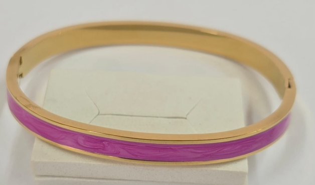 Pink Marbled Bracelet