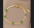 Emerald Stones Bracelet
