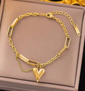 Heart Charm Bracelet