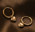 Heart Gold Earrings