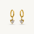Diamond Heart Earrings