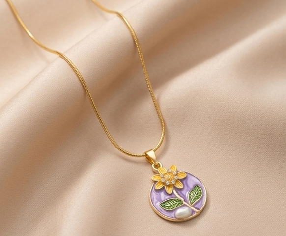 Glow Flower Necklace