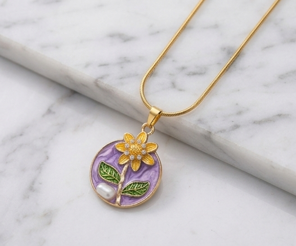 Glow Flower Necklace