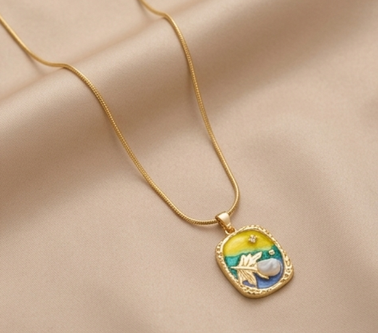 Ocean Yellow Necklace