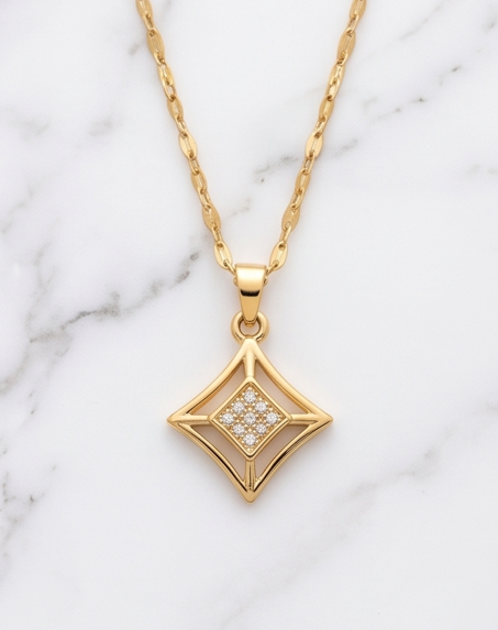 Stone Gliding Necklace