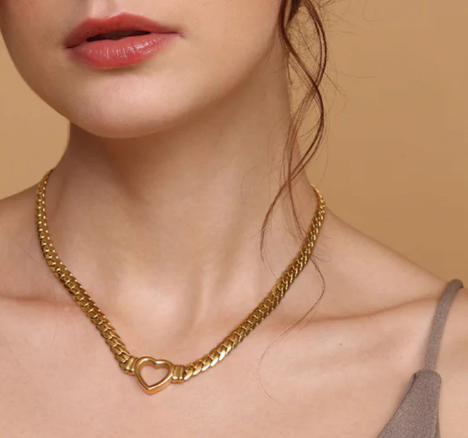 Heart Chain Necklace