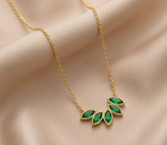 Emerald Blessed Necklace