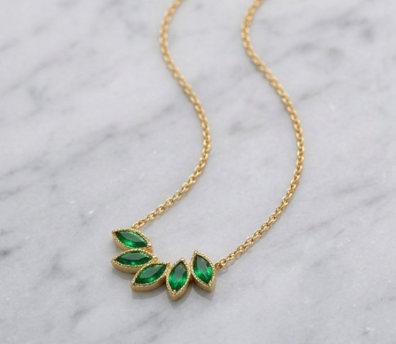 Emerald Blessed Necklace