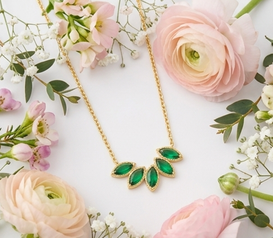 Emerald Blessed Necklace