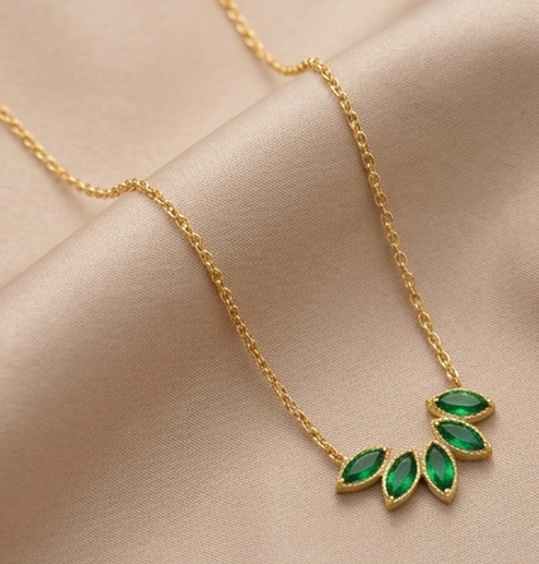 Emerald Blessed Necklace