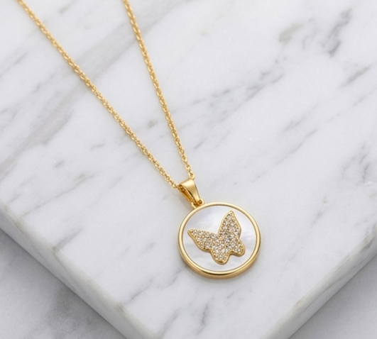 Heart of Butterfly Necklace