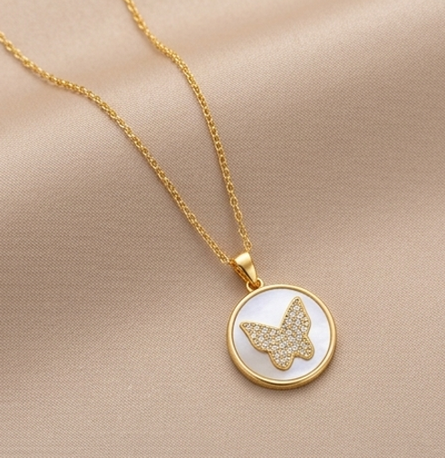 Heart of Butterfly Necklace