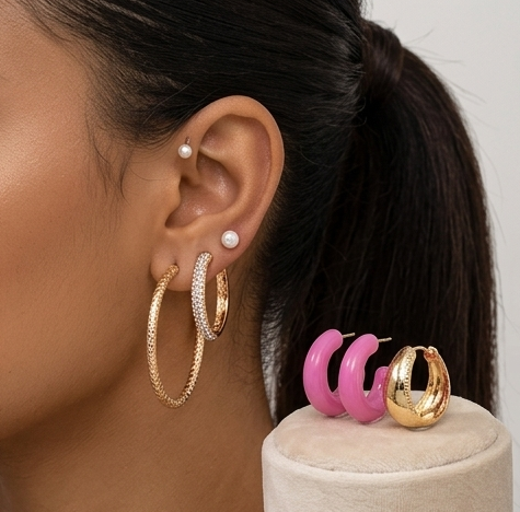 Set of 6 Earrings